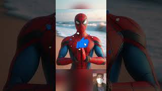 kiska robotic bull best hai 😎🤯 spiderman vs venom vs Ironman 😎marvelspidermanshortsaiavengers [upl. by Anirahc]