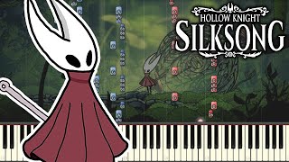 Lace  Silksong Piano Tutorial [upl. by Reyam]