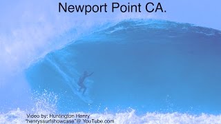 quotNewport Pointquot CA 1018 feet epic  surfing [upl. by Mallory]