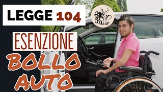 ESENZIONE BOLLO AUTO ECCO QUALI REQUISITI OCCORRONO PER LA LEGGE 104 youtube youtubeshorts viral [upl. by Durnan]