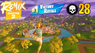 Fortnite Chapter 2 Remix  High Kill Solo vs Squads OG Gameplay Keyboard amp Mouse [upl. by Accissej]