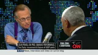 CNN Official Interview Colin Powell Obama shouldve focused on economy [upl. by Inneg397]