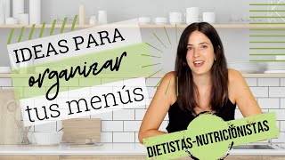 IDEAS PRÁCTICAS PARA ORGANIZAR TU MENÚ SEMANAL  Aprende a organizar tus comidas semanales [upl. by Aisaim42]