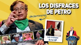 LOS MEJORES DISFRACES DE PETRO ¡HASTA DE FEMINISTA  LO MÁS CHISTOSO DE LA COP notidanny [upl. by Nirac]