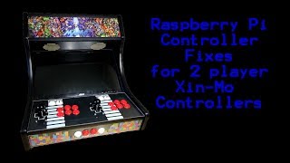 2 Player Arcade XinMo Retroarch Emulation Station Controller Fix [upl. by Aynat]