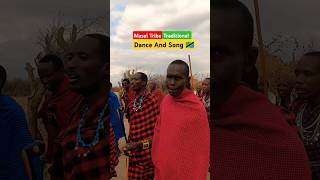 Masai Tribe Traditional Dance And Song🇹🇿 africa maasaimara maasai trendingshorts [upl. by Ehr]