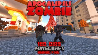 SOBREVIVI 100 Días en un APOCALIPSIS ZOMBIE en Minecraft  Capitulo 2 [upl. by Alrick]