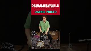 Dafnis Prieto Cool Drumming on a MINI DRUMSET dafnisprieto drummerworld [upl. by Ecirual460]