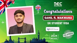 Students Success Story  UK VISA  University of West London  StudentTestimonial​​​​​​  DEC [upl. by Ynoep620]