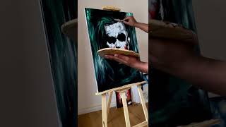 Joker Acrylic Painting acrylicart [upl. by Price135]