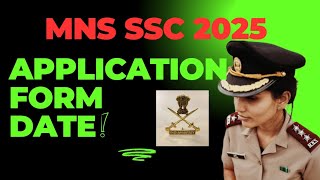 MNS SSC 2025 application form date mns SSC 2025 latest updatemns 2025 latest updatemns 2025 exam [upl. by Glynn652]