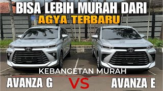 PERBANDINGAN ALL NEW AVANZA TYPE E VS TYPE G TERBARU Review amp Promo Update [upl. by Enirac619]