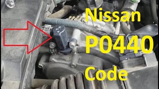 Causes and Fixes Nissan P0440 Code Evaporative Emission Control System Malfunction [upl. by Rialcnis]