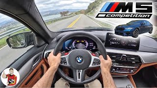 The 2023 BMW M5 Competition is the Best of AWD Grip  RWD Fun in One POV Drive Review [upl. by Ariet484]