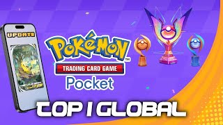 Top 1 Global Pokémon TCG Pocket Estampas Ilustradas [upl. by Ellohcin972]