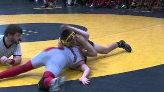 138lbs Jacob Pontier Mt Greylock vs Duanesburg NY Cohoes NY Duals 12 19 15 [upl. by Nnyliram]