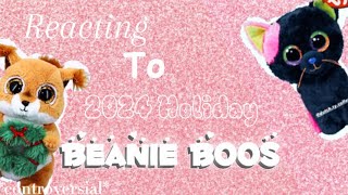 Reacting to 2024 Holiday Beanie Boos Mixed Opinions [upl. by Nnaasil543]