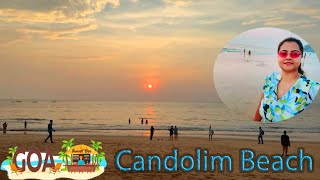 Goa Candolim  Best Beach Of North Goa  Goa Sunset Point [upl. by Raleigh886]