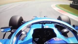 F1 2021 Austria FP3 Alonso onboard [upl. by Tailor283]