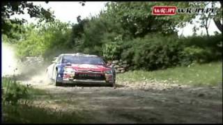 Sebastien Loeb  testing C4 WRC  Rally Poland 2009  wrumwrumpl [upl. by Amjan]