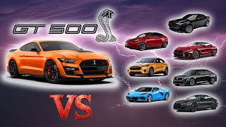 Every Race We Did in Our Ford Mustang Shelby GT500  Mustang vs The World [upl. by Nnylkoorb670]