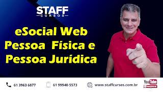 eSocial Web Obras  Pessoa Física e Jurídica [upl. by Jethro]