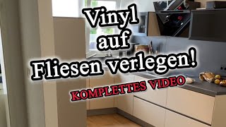 Vinyl auf alte Fliesen legen [upl. by Miehar]