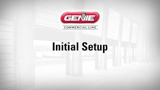 Initial Setup Genie Commercial Line [upl. by Ludlow271]