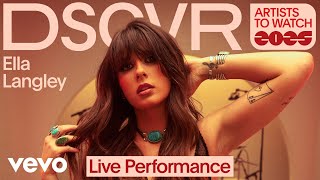 Ella Langley  hungover Live  Vevo DSCVR Artists to Watch 2025 [upl. by Acirema339]