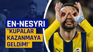 Fenerbahçeye Kupalar Kazanmaya Geldim  Youssef EnNesyri İmza Töreni [upl. by Anaigroeg]