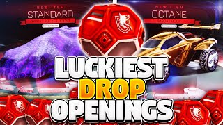 LUCKIEST DROP OPENINGS On Rocket League Best Drop Opening Compilation [upl. by Pardo]