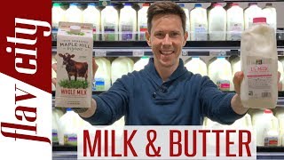 Milk amp Butter Review  How To Buy The BEST Milk amp Butter At The Grocery Store [upl. by Buerger315]