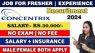 Concentrix Recruitment 2024  Work From Home Jobs  Work From Home  Pan India Job [upl. by Sirtemed]