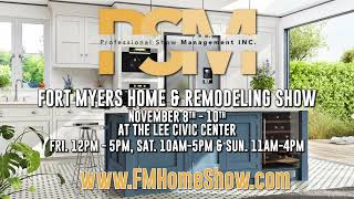 Fort Myers Home amp Remodeling Show  November 8th10th 2024 [upl. by Steen267]