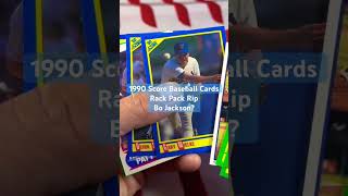 1990 Score Baseball Cards Rack Pack Rip baseballcards junkwax sportscards [upl. by Lam557]