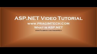 What is ASPNET Part 1 [upl. by Arima]