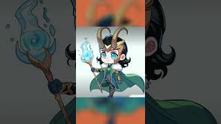 Procreate Timelapse Transformation Loki [upl. by Dlareme]