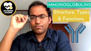 Immunoglobulins Structure Types amp Functions [upl. by Aliekahs453]