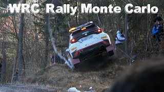 WRC Rally Monte Carlo 2024  Flat out amp Zero Car CRASH  CRV [upl. by Merna]