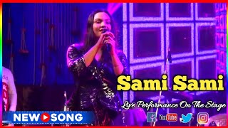 Sami Sami Pushpa Movie Song Anjali Studio Live [upl. by Shorter53]