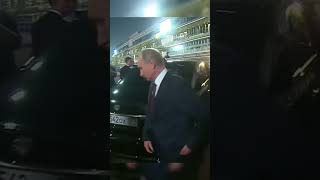 putin lider presidente rusia Putin driving a car Aurus Senat with the egiptian president [upl. by Walther]