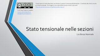 Lo sforzo Normale semplice [upl. by Esiuol]