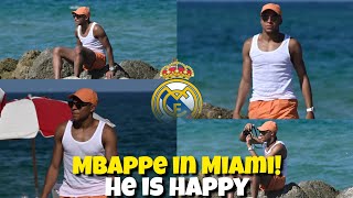 🚨Before the start of an exciting season Kylian Mbappé holidays in Miami🔥 [upl. by Alleuqcaj773]