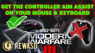 Aim Assist in MW3 Warzone with REWASD Config Quick Tutorial [upl. by Giorgi]