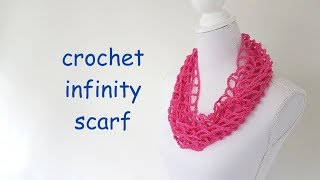 Crochet infinity scarf [upl. by Nita]