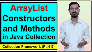 ArrayList Constructors amp Methods ArrayList properties practical explanation in Java by Deepak [upl. by Aratal521]