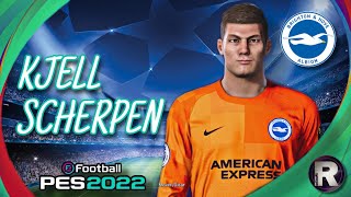 PES 2022 PS5  COMO HACER A KJELL SCHERPEN iamRubenMG [upl. by Yemrots]