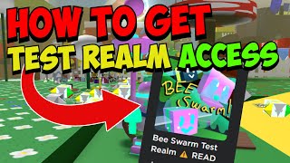 How To GET In The TEST REALM Full Guide  Roblox Bee Swarm Simulator [upl. by Tempest]