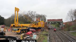 TimeLapse Example 36hr Road Bridge Demolition amp Replacement [upl. by Wootan683]