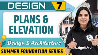 Design  Plans amp Elevation  NIFT NID UCEED Exam [upl. by Roselba303]